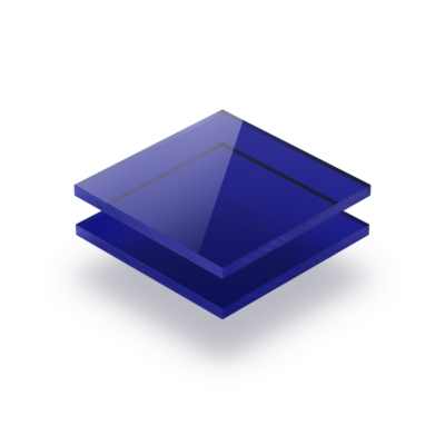 Blau getönt Acrylglas GS Platte